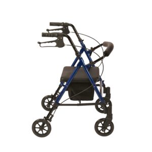 Adjustable_Seat_Height_Rollator_Blue