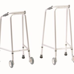 Ultra Narrow Walking Frame (With Wheels) uk